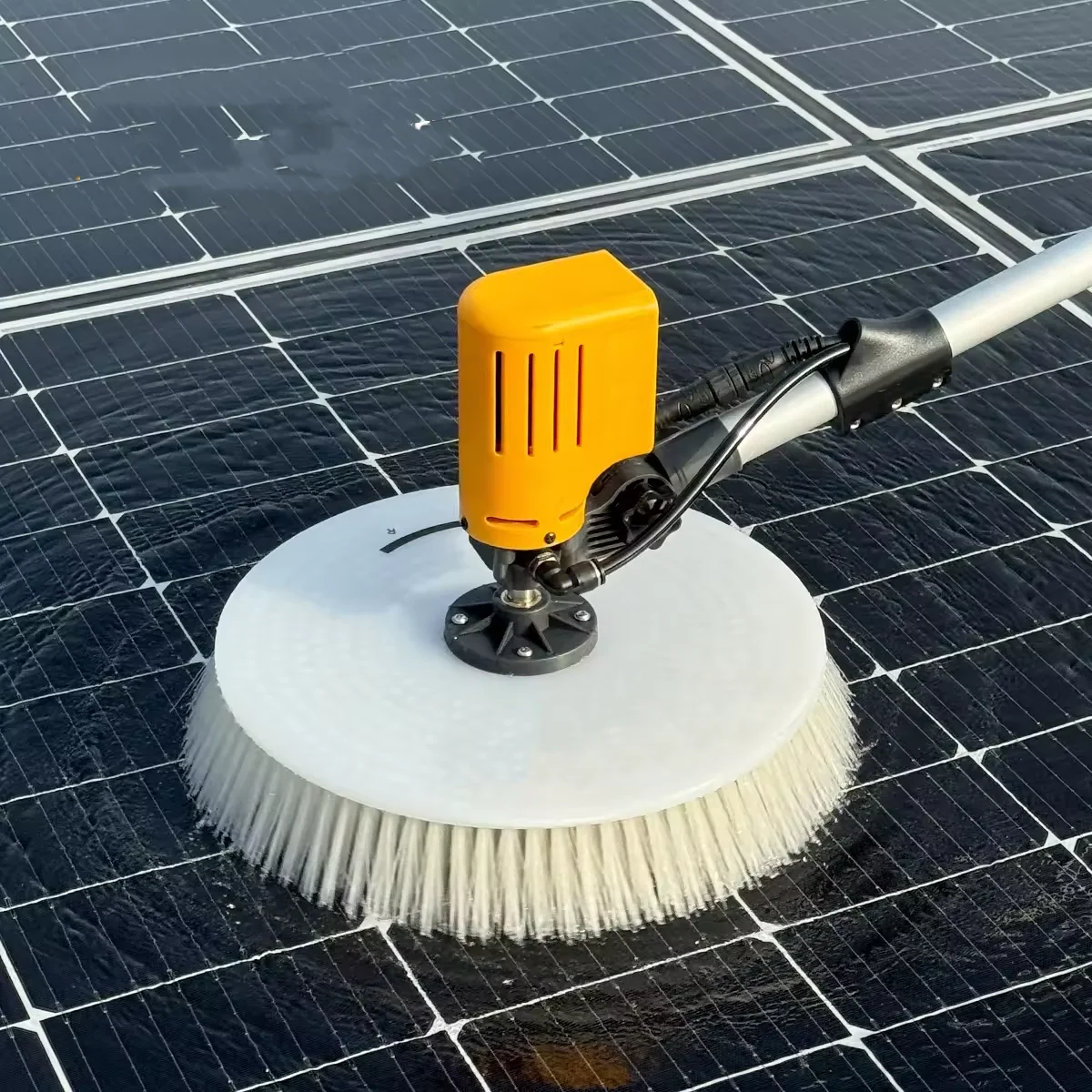 Robot de nettoyage solaire, 5 v, avec télécommande, brosse à rouler B12