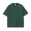 Wax-printed dark green