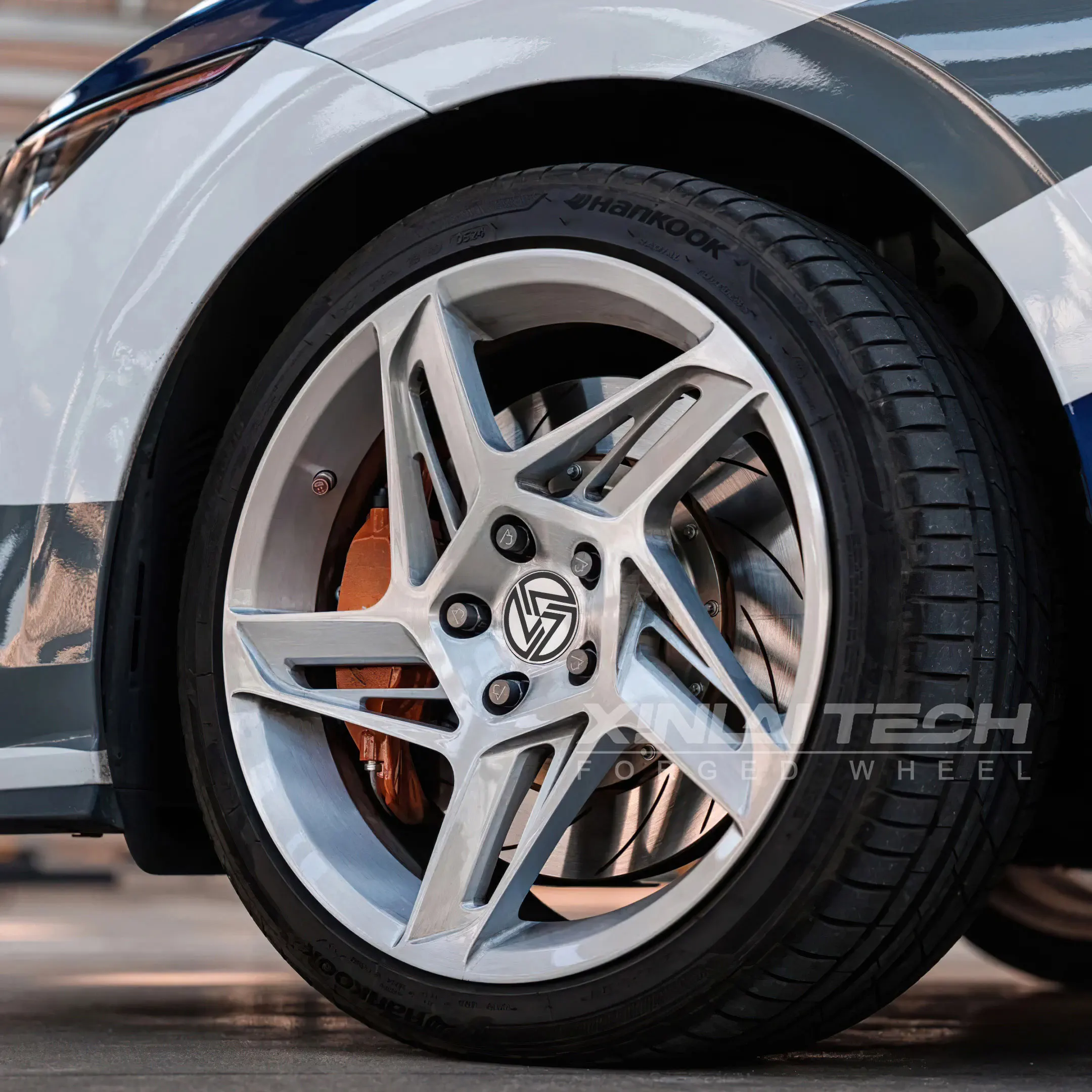 XL Aluminium Alloy Brushed 1-piece Monoblock Custom Forged Wheels Deep Concave 5x120 5x112 5x114.3 Racing Car Wheel - Image 1