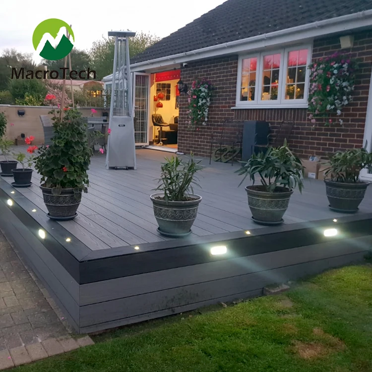 High Quality Wood Plastic Composite Decking Macrotech WPC Flooring