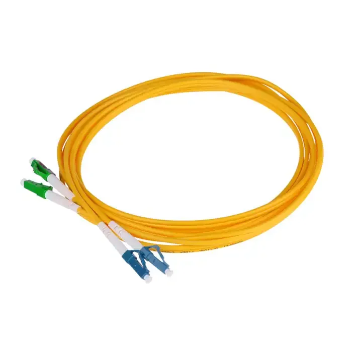 High Performance Single Mode Duplex LC/APC-LC/APC Fiber Optic Patch Cord PVC 1M 2M Customized