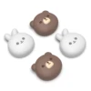 Chubby Bear & Smiley Bunny Joystick Caps  WWYNTJ007