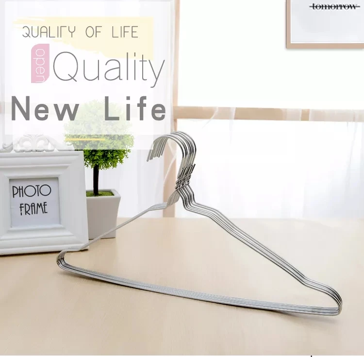 Metal Wire Clothes Hangers Custom Dry Clothing Mental Hangers Shirt