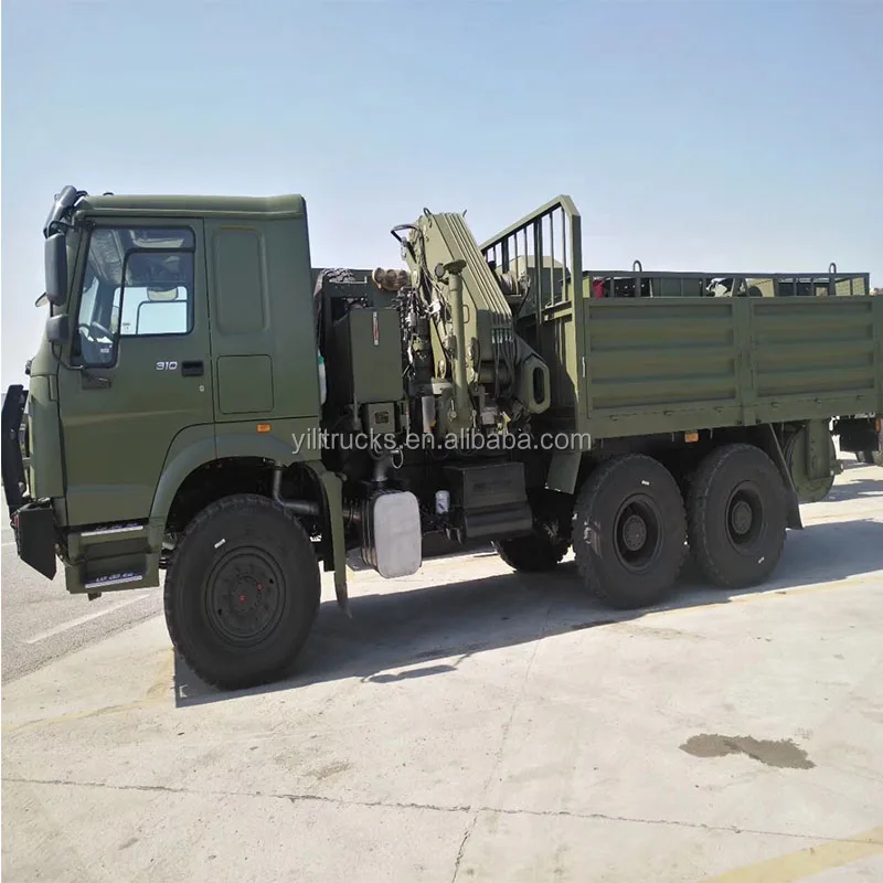 Sinotruk Howo 6x6 Off Road Heavy Duty 30t Truck Mounted Crane 30t Truck ...