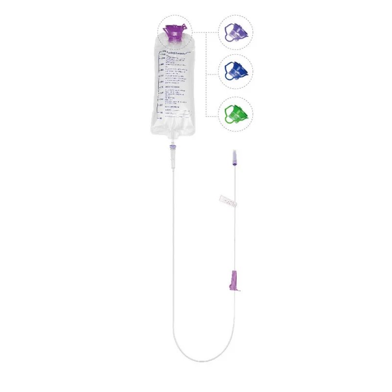 2000ml Adult Use Enteral Tube Feeding Bags Set PVC Plastic Disposable Adult Urine Bag Medical Equipment EOS Disinfecting