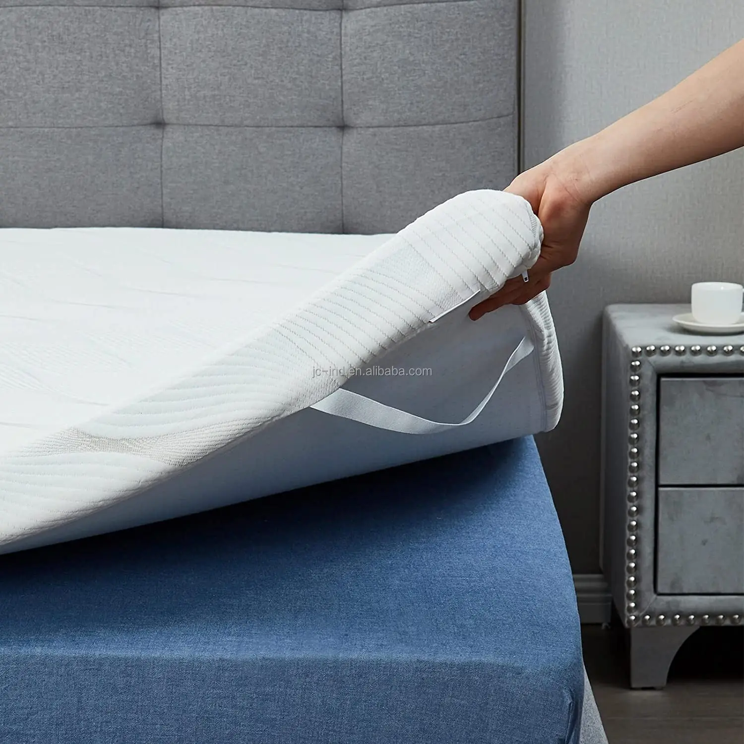 Foam Factory 4inch Mattress Topper 10cm Gel Memory Foam Mattress With  Bamboo Cover