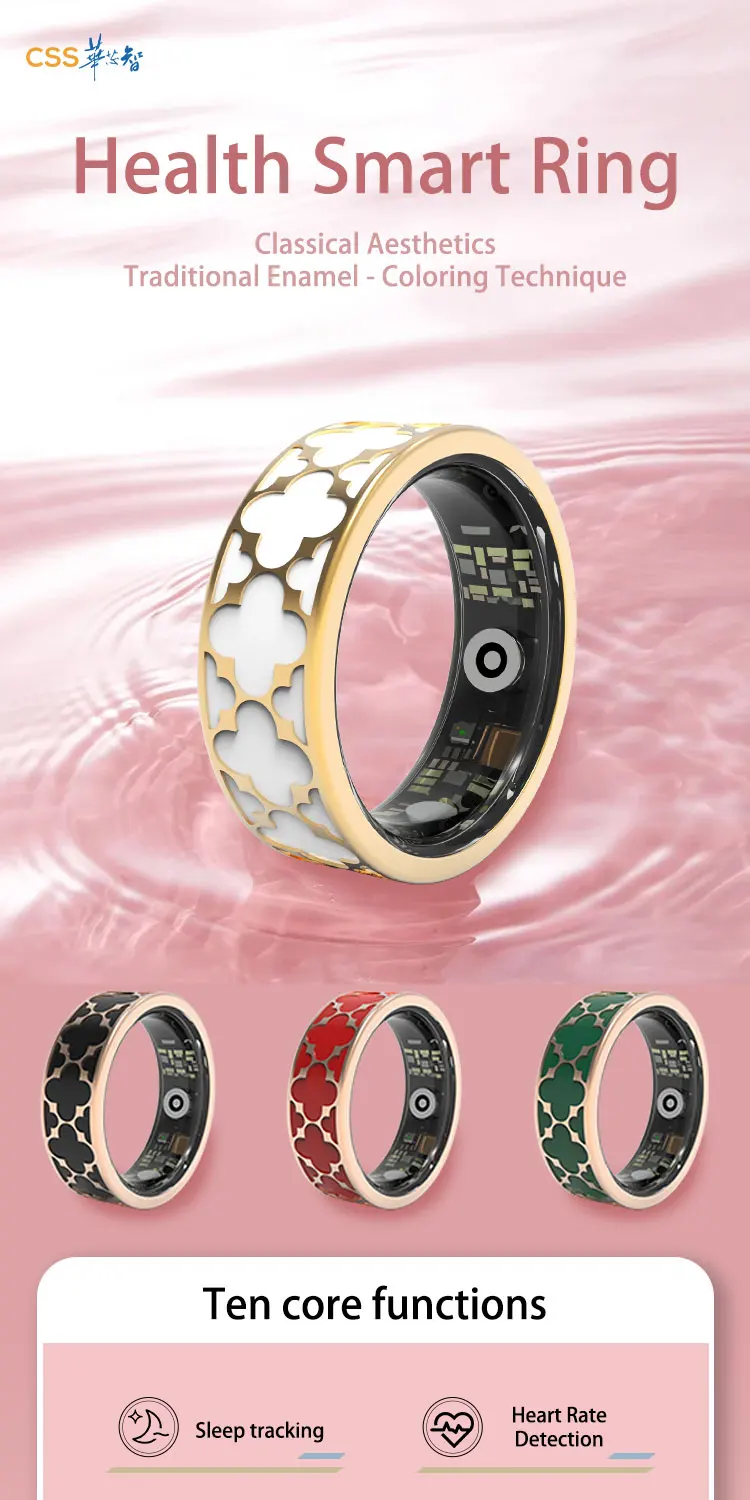Welcome OEM Order, Factory Whole Selling R26 Smart Rings Heart Rate Temperature Detection Pressure Monitoring 50m Waterproof Sport Smart Health Ring 2025 - Buy Smart Health Ring fitness Tracker Smart Health Ring classical Smart Rings