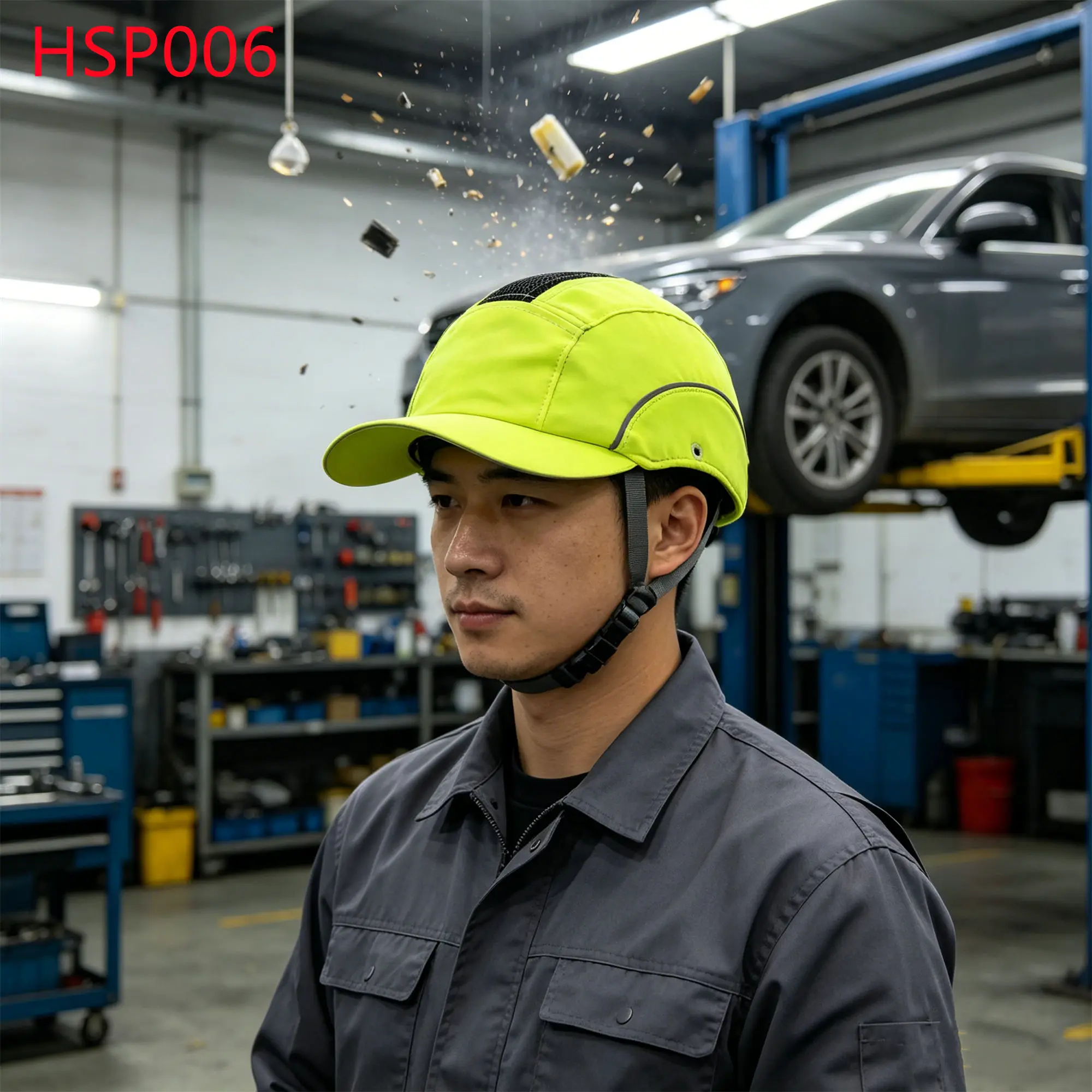 LXG,Roofing Work Falling Object Protection Lightweight Bump Cap Container Loading Baseball Cap Style Safety Helmets HSP006
