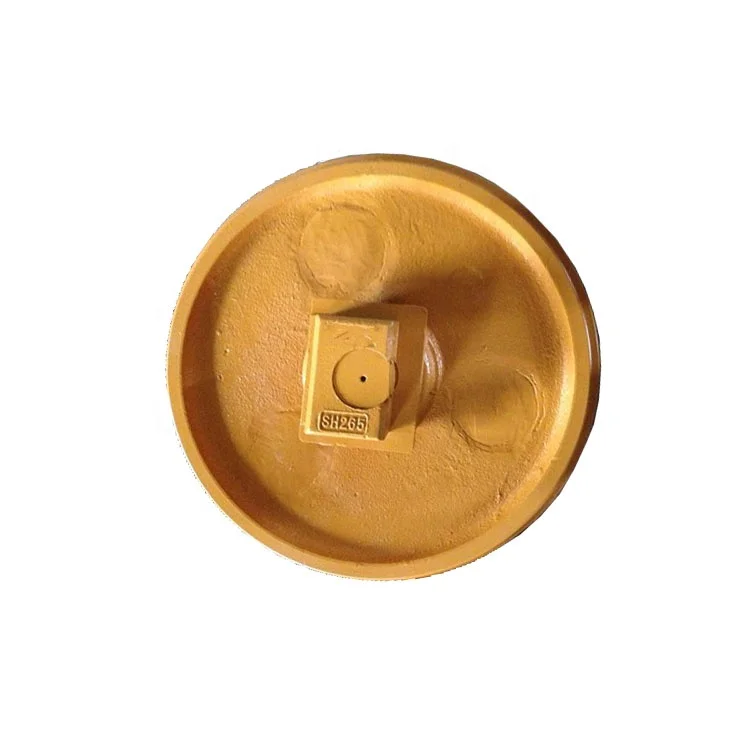 Ihi Front Track Idler Assy for Mini Excavator Jcb Wheel Bulldozer Parts Rubber Idler Js220 Pc20 Pc60 Pc200 Pc300 Ex120-2 Js220