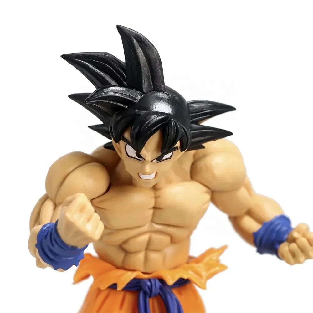 25cm anime dos desenhos animados dragon ball z super saiyan preto