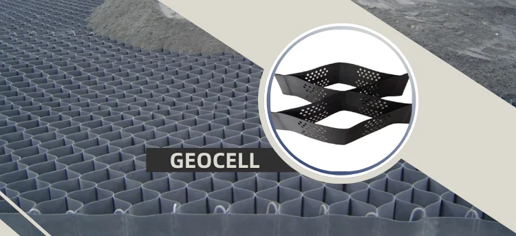 Retaining Wall Geocell 500mm Textured Surface Geocell for Slope ...