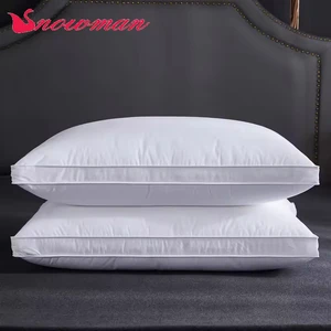 Factory Direct Supplier 100%Cotton Fiber Pillow Down Alternative Queen Hotel Pillows