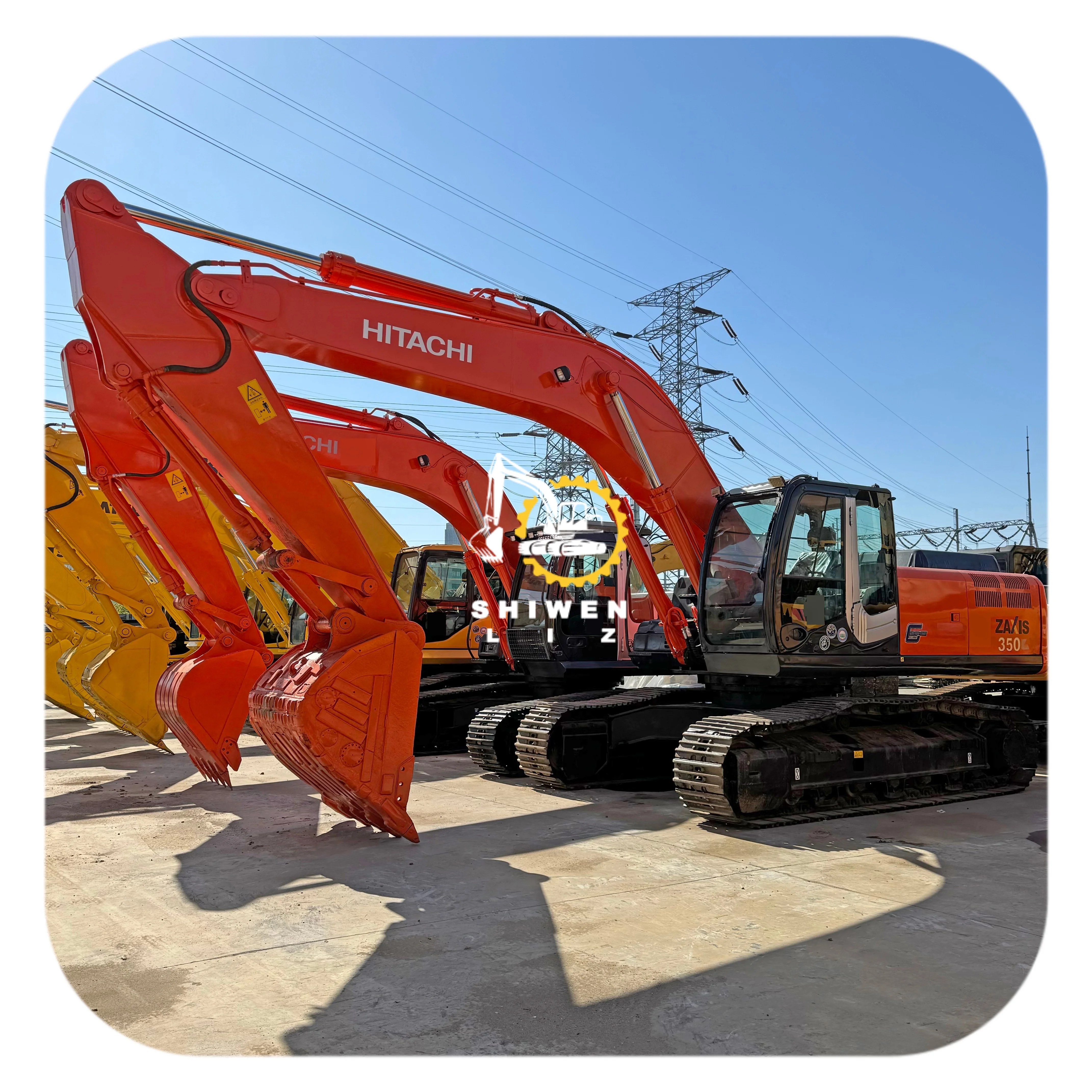 Secondhand Certified Hitachi ZX350H Excavator 33 Ton 1.6m Bucket
