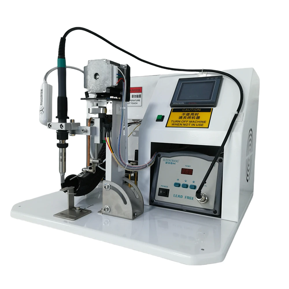 NB-526 Semi-automatic USB Electric Soldering Machine With Adjustable Angle Aviation Plug Oblique Welding Machine