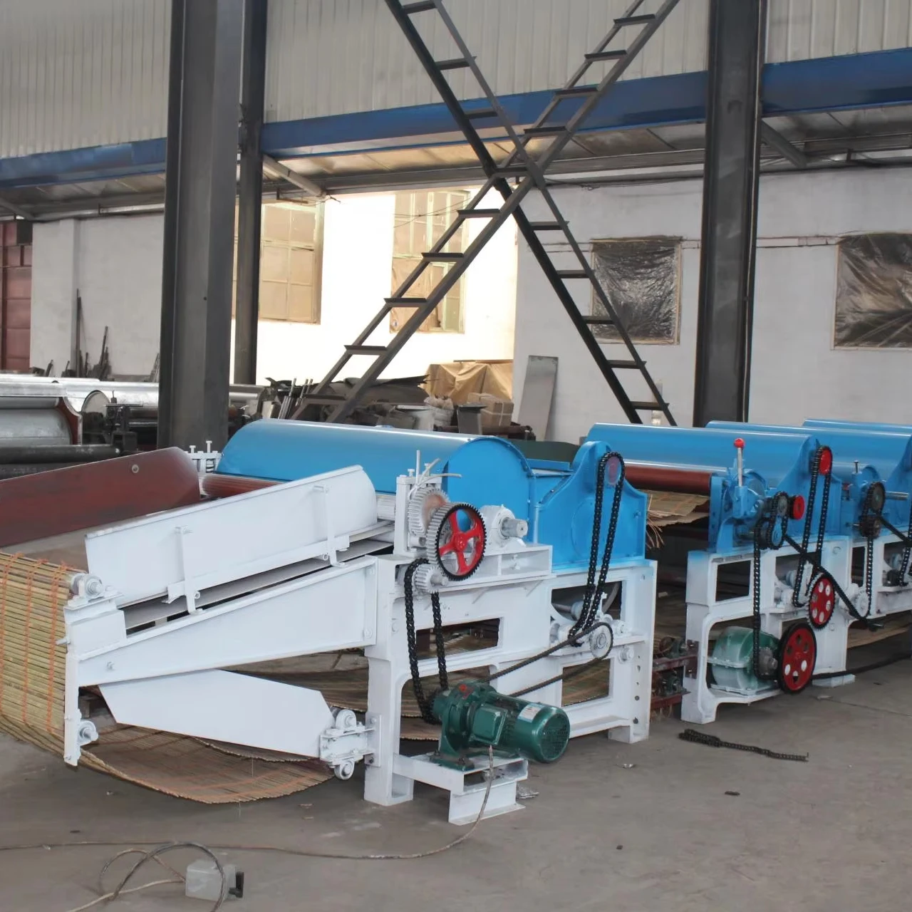 Высокоэффективная линия переработки хлопкового волокна новая машина для нитей с мотором