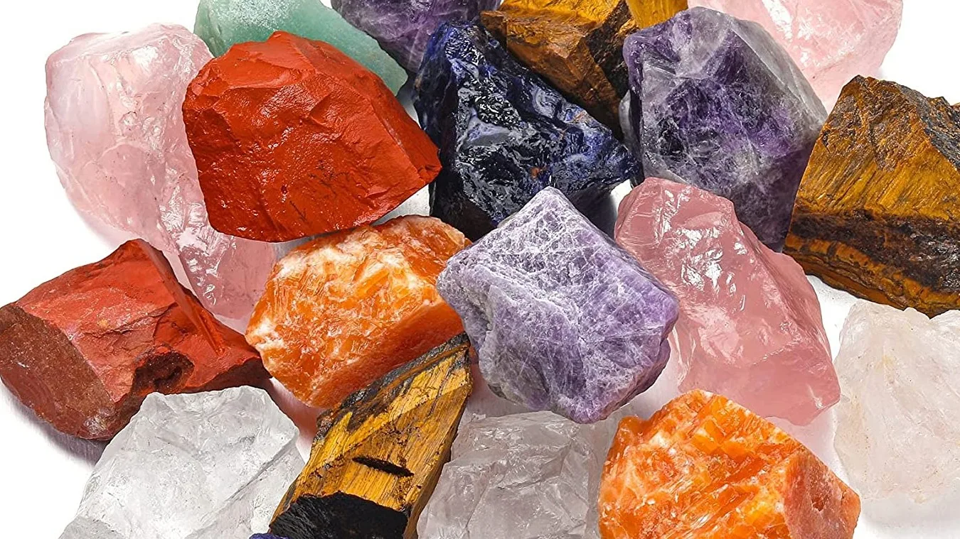 Bulk Gemstones And Crystals Natural Quartz Crystal Raw Stones Collection Witchcraft Supplies