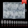 240PCS semi-frosted nail tips v10#