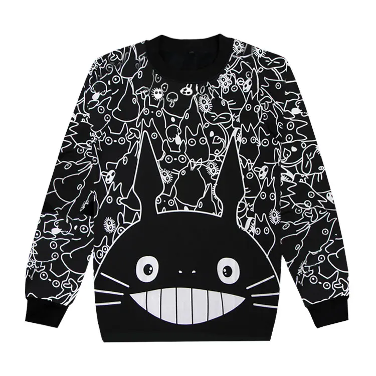 Anime Studio Ghibli Clothing Cartoon Character Tonari No Totoro Clothes  Unisex Autumn Round Neck Long-sleeved Sweater - Buy Anime Long Sleeve  Sweater,Cartoon Character Sweater Product on 