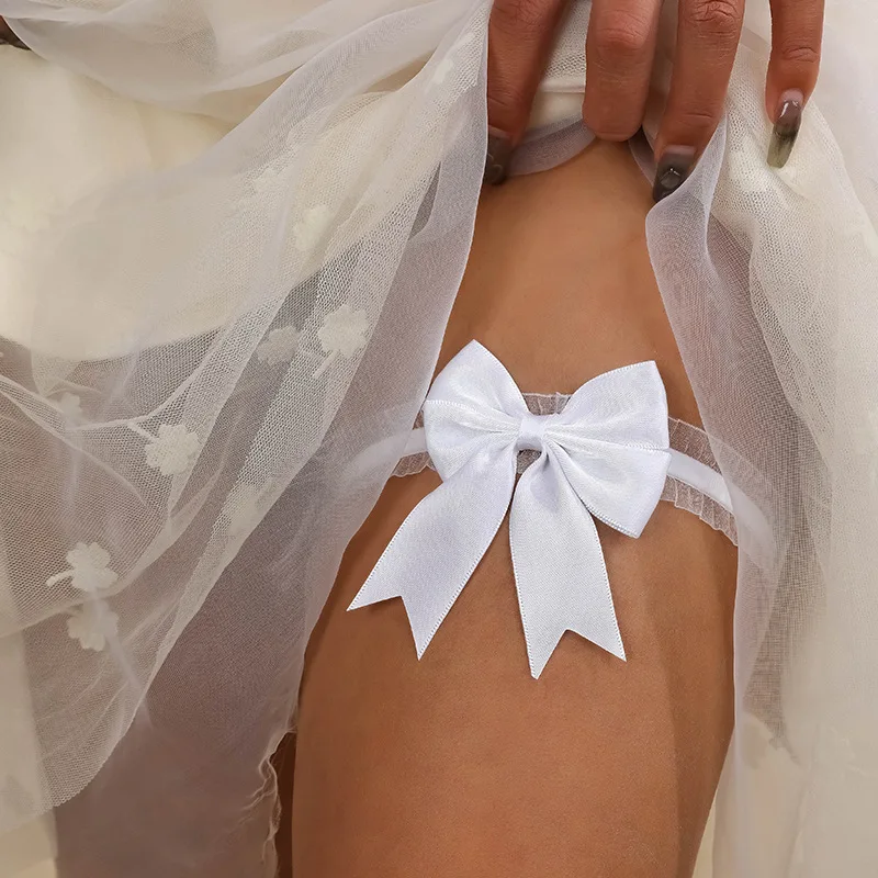 Fashion Lingerie Wedding Garter Belt Bride Cosplay Party Accessories  Bowknot Lace Pearl Elastic Bridal Garter Leg Thigh Ring| Alibaba.com