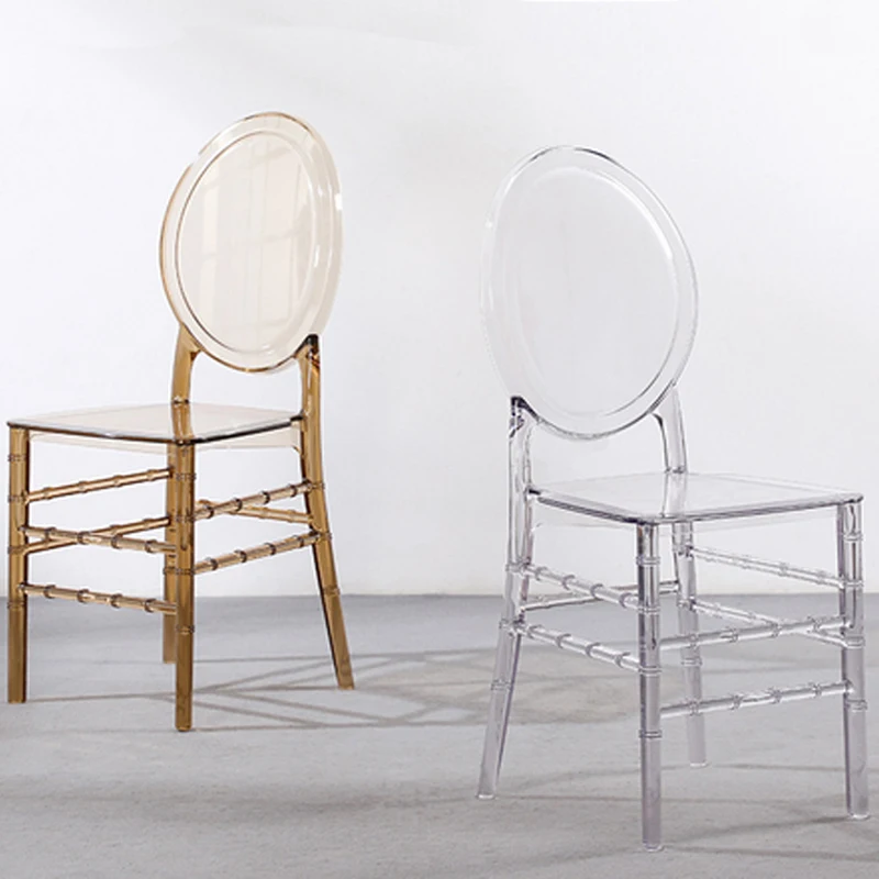 Acrylic Wedding Chair with Cushion Plastic Chair for Event wedding and event chairs