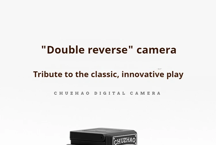 CHUZHAO M1 Digital Camera Shoot Cameras Dual Reflex Portable Small Camer Retro CCD High-definition Travel Mini Camera Customized