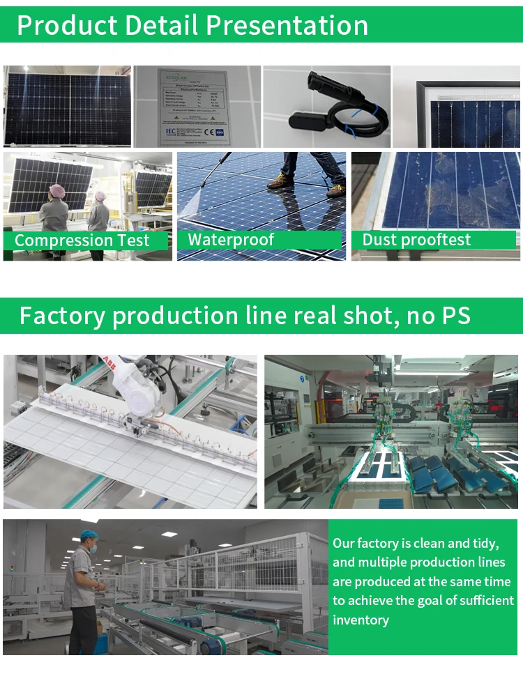 Hot selling waterproof 100w 300W 320W 350w mono/poly flexible solar panel details