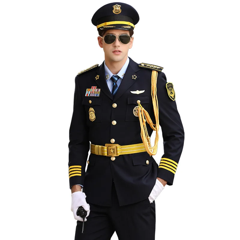 Hot Selling Custom Made Security Guard Ceremony Officer Uniform Suits