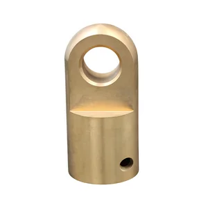 Antique Gold Plated H60 Brass Decorative Knob CNC Milled Metal Processing Parts Stainless Steel Home Lighting Fixtures