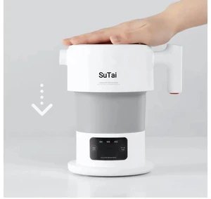 2023 Sutai New Design Digital Temperature Control Smart Portable Foldable Kettle for Travelling