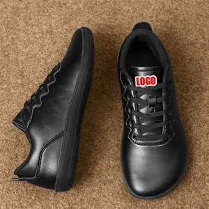 Custom Barefoot Shoes Unisex Big Sole  Drop Zero Soles Wide Toe Men's Running Lightweight Walking Shoes Manufacturer in China