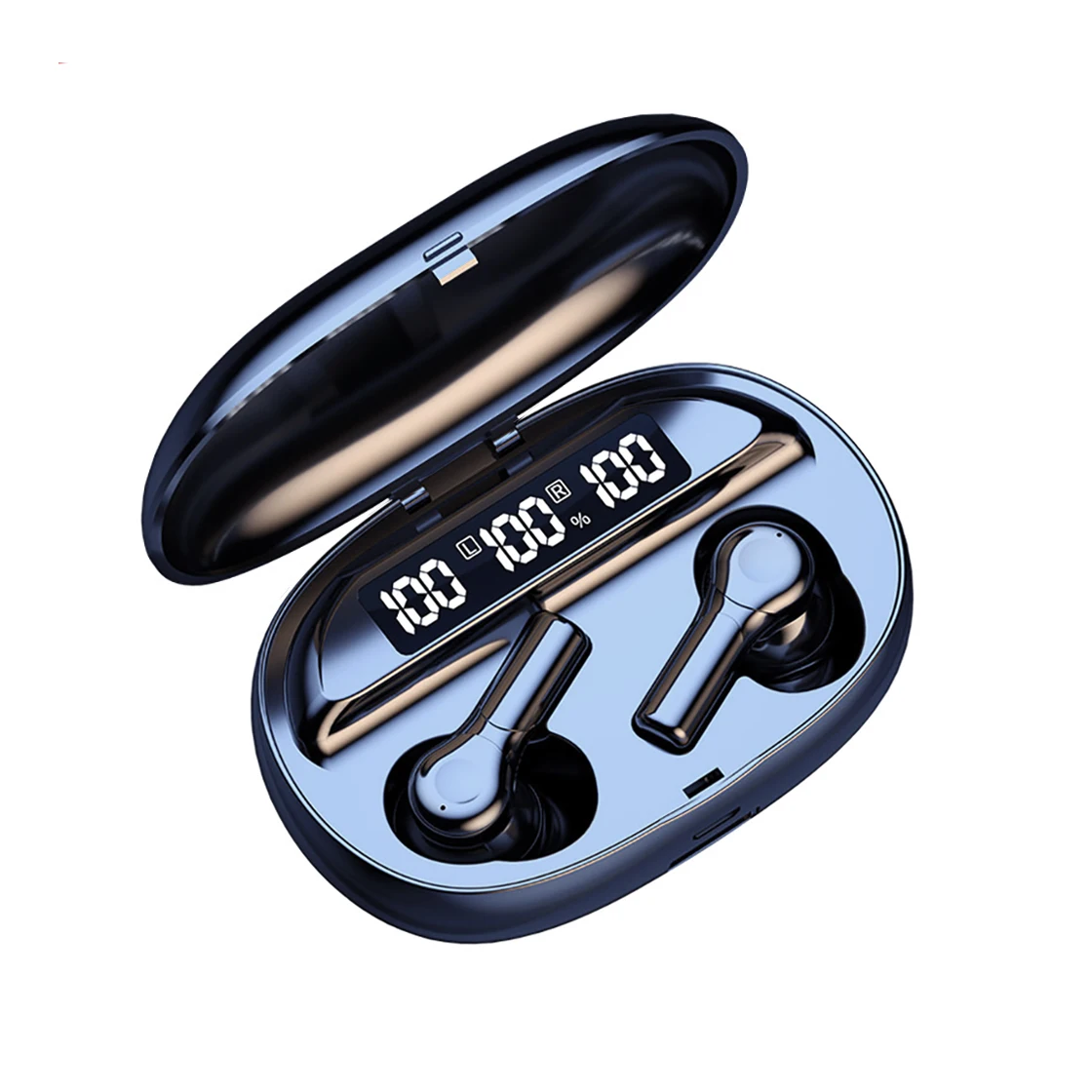D2 LED Display Bluetooth Earphone True Wireless Headphone TWS Stereo Earbuds Sports Gaming Headset With Charging Box