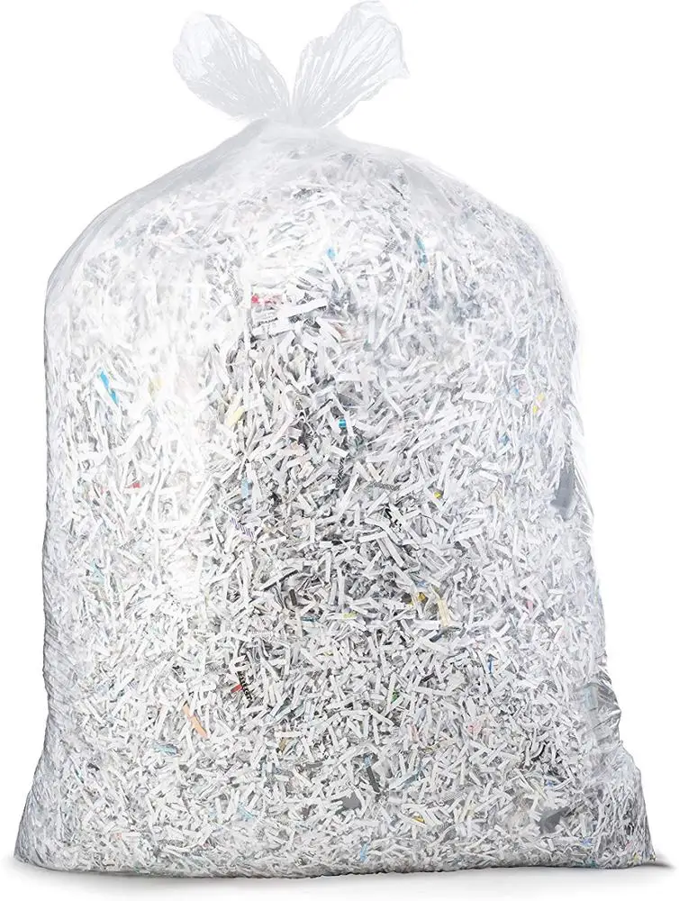 25/Count 61'W X 68'H 95-96 Gallon Heavy Duty Clear Trash Bags / Large Clear  Plastic Garbage Bags - China Plastic Bag, Garbage Bag