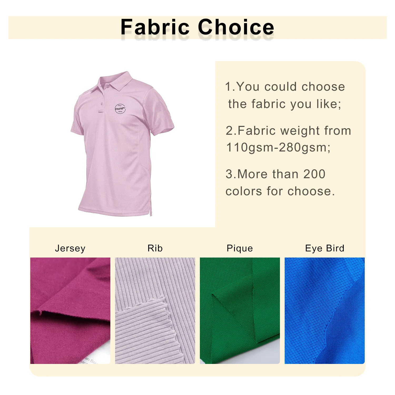 High Quality Customized 100% Pique Fabric Cotton Embroidered Plain Breathable Men Business Uniform Office Polo Shirt