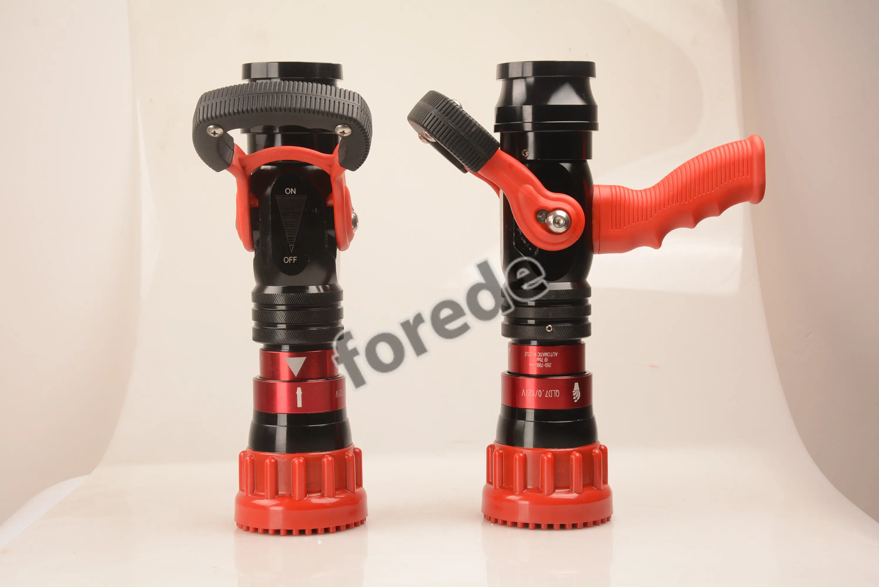 Forede 2 Inch Dn50 Automatic Flow Rate 760lpm Aluminum Fire Hose Nozzle