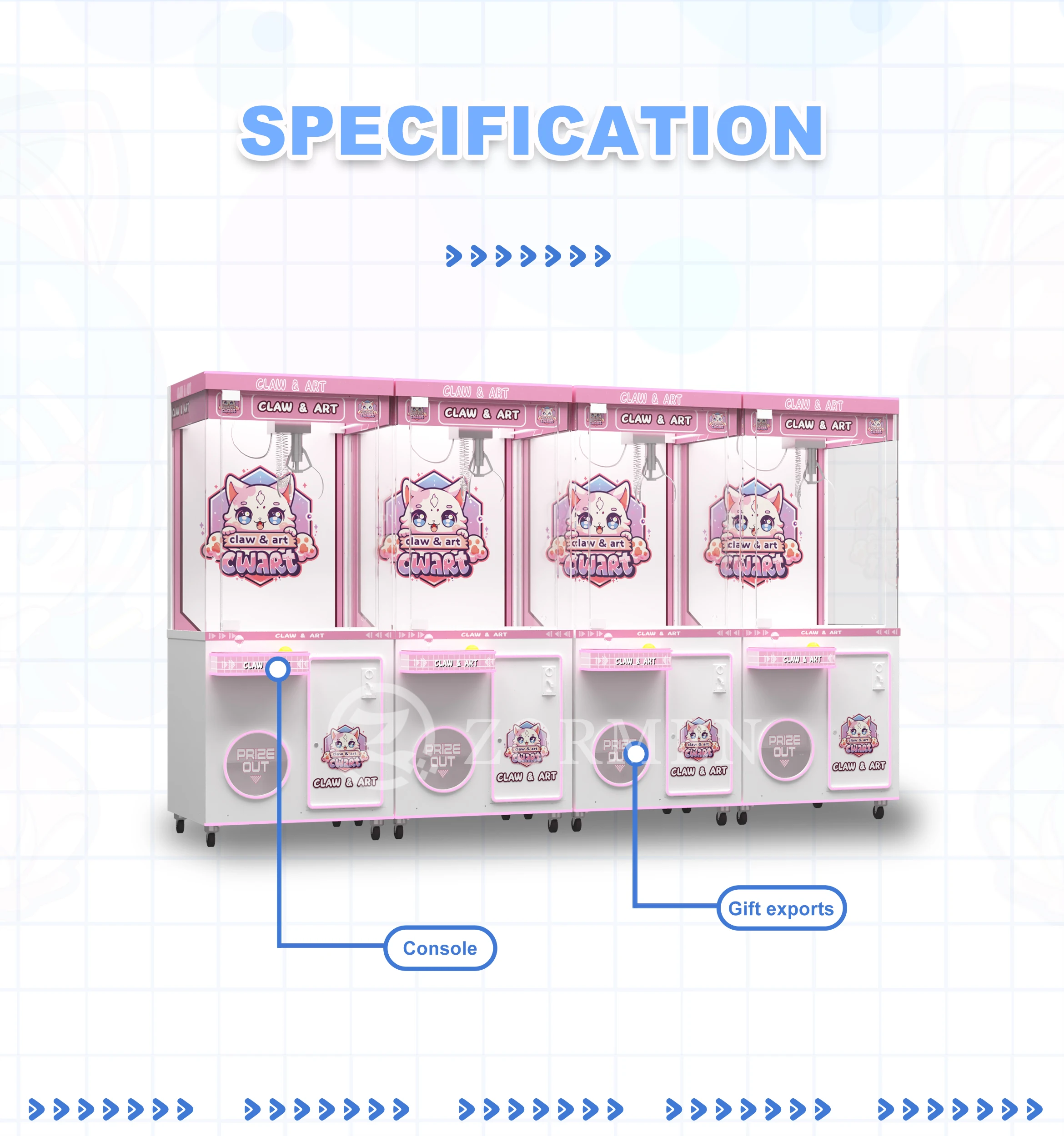 Indoor Coin Operated Mini Claw Machines for Sale Table Top Claw Machine Claw Crane Machine