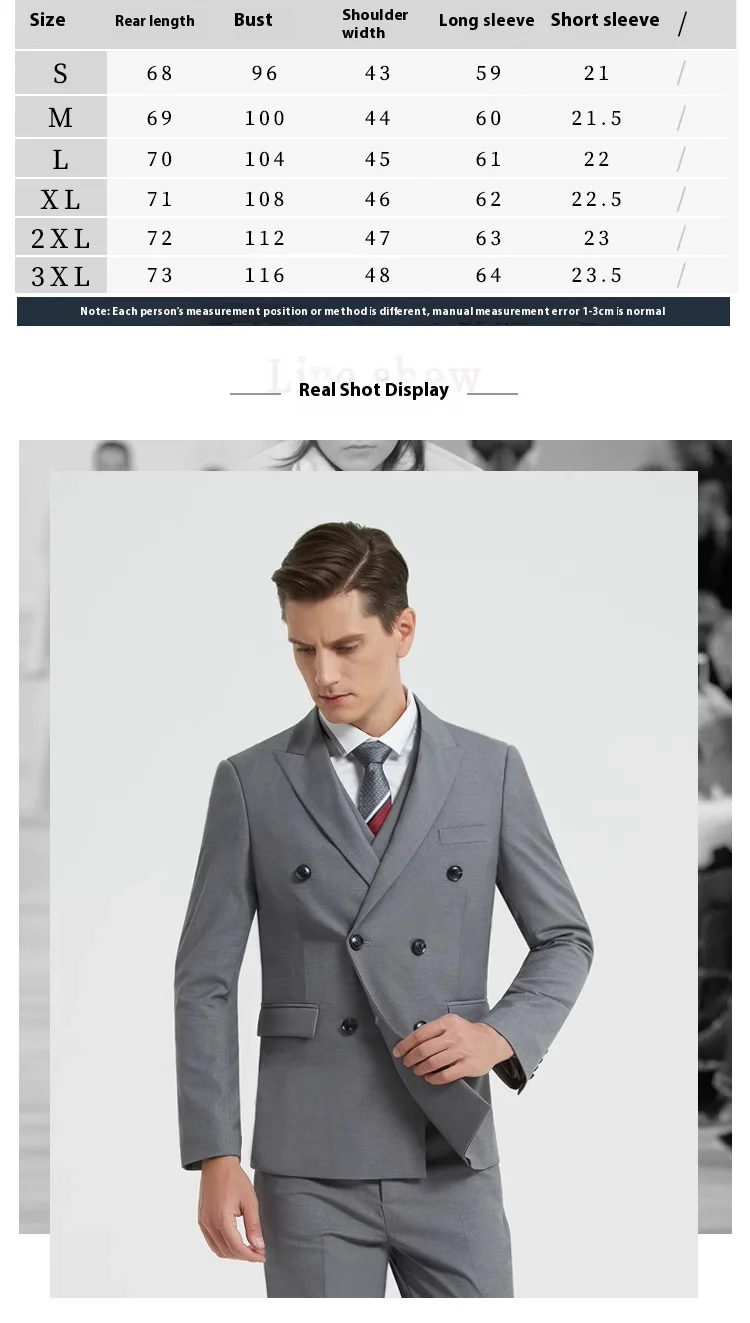 Suits for Men Slim Fit Custom Made Formal Business