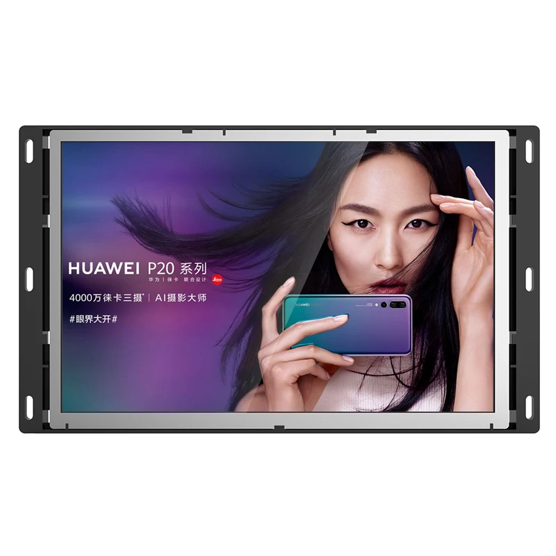 Open Frame Touch Screen 10 13 15 19 22 24 32 43 55 Inch LCD SDK Compatible Monitor Frameless Media Player & Advertising Display