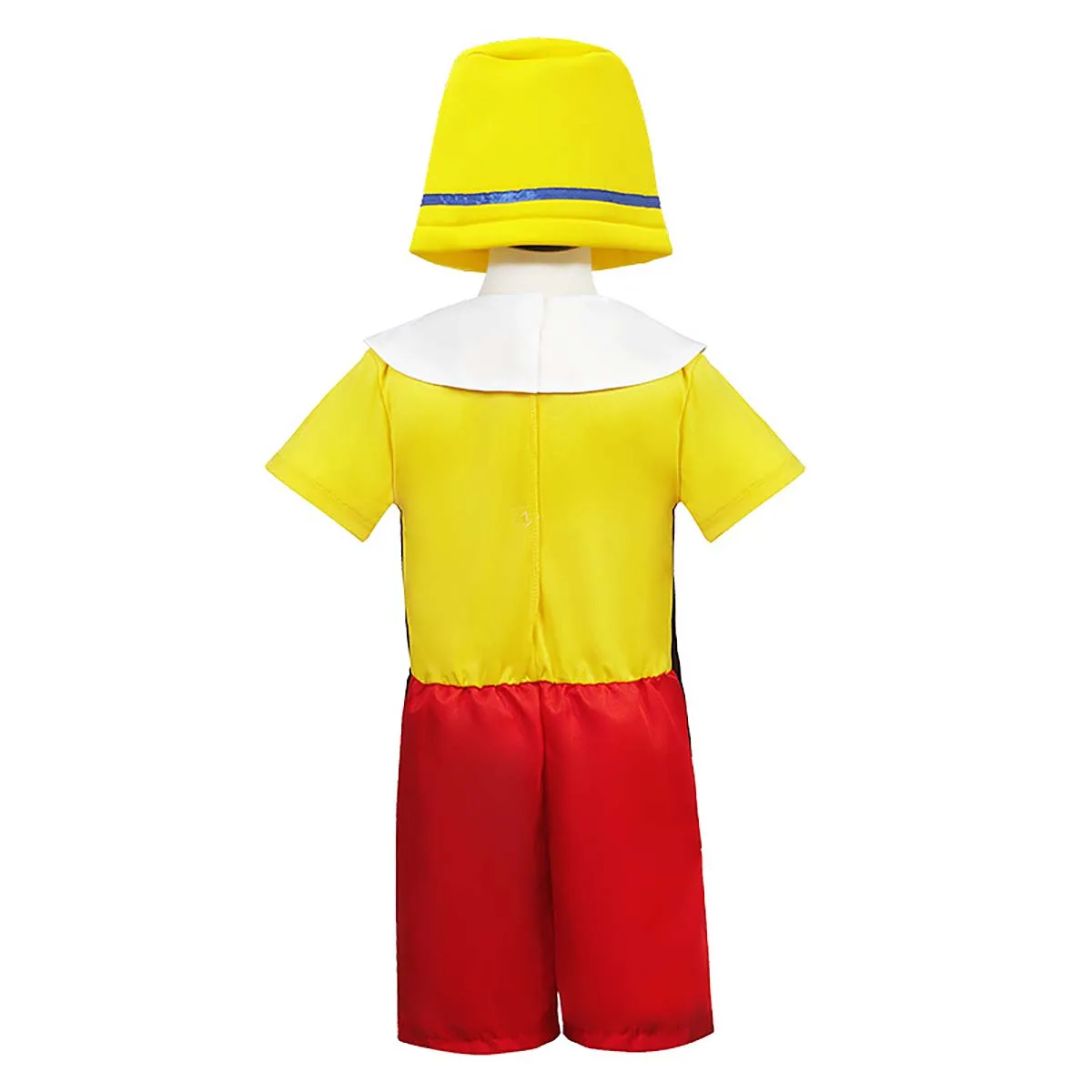 Halloween Kids Fairytale Long Nose Puppet Cosplay Pinocchio Costume DISN-026