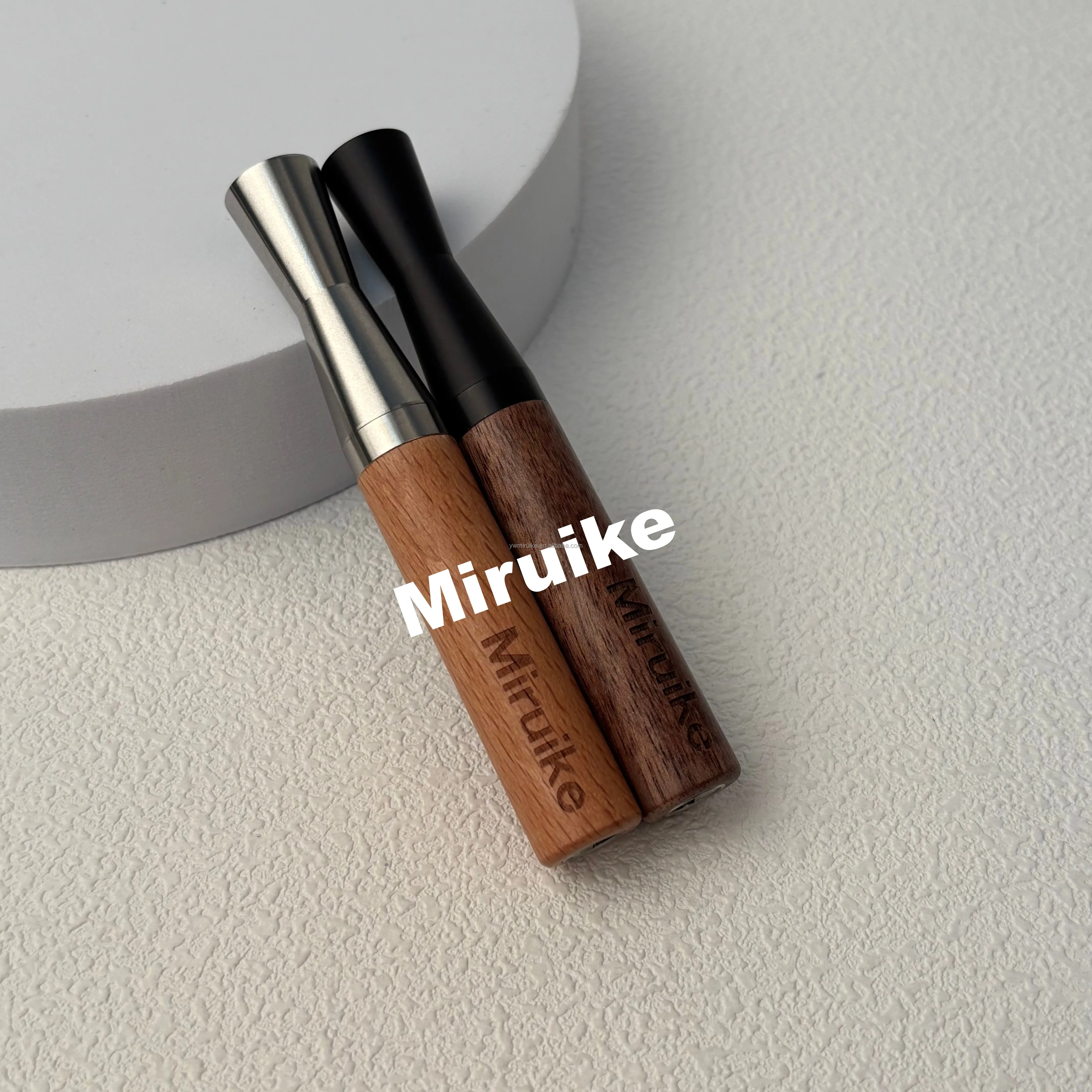 2025 Custom Insert Core Smokeless Wood Steel Stop Free Nicotin Quit Puff Air Inhaler Stick Breathing Necklace for Smoking