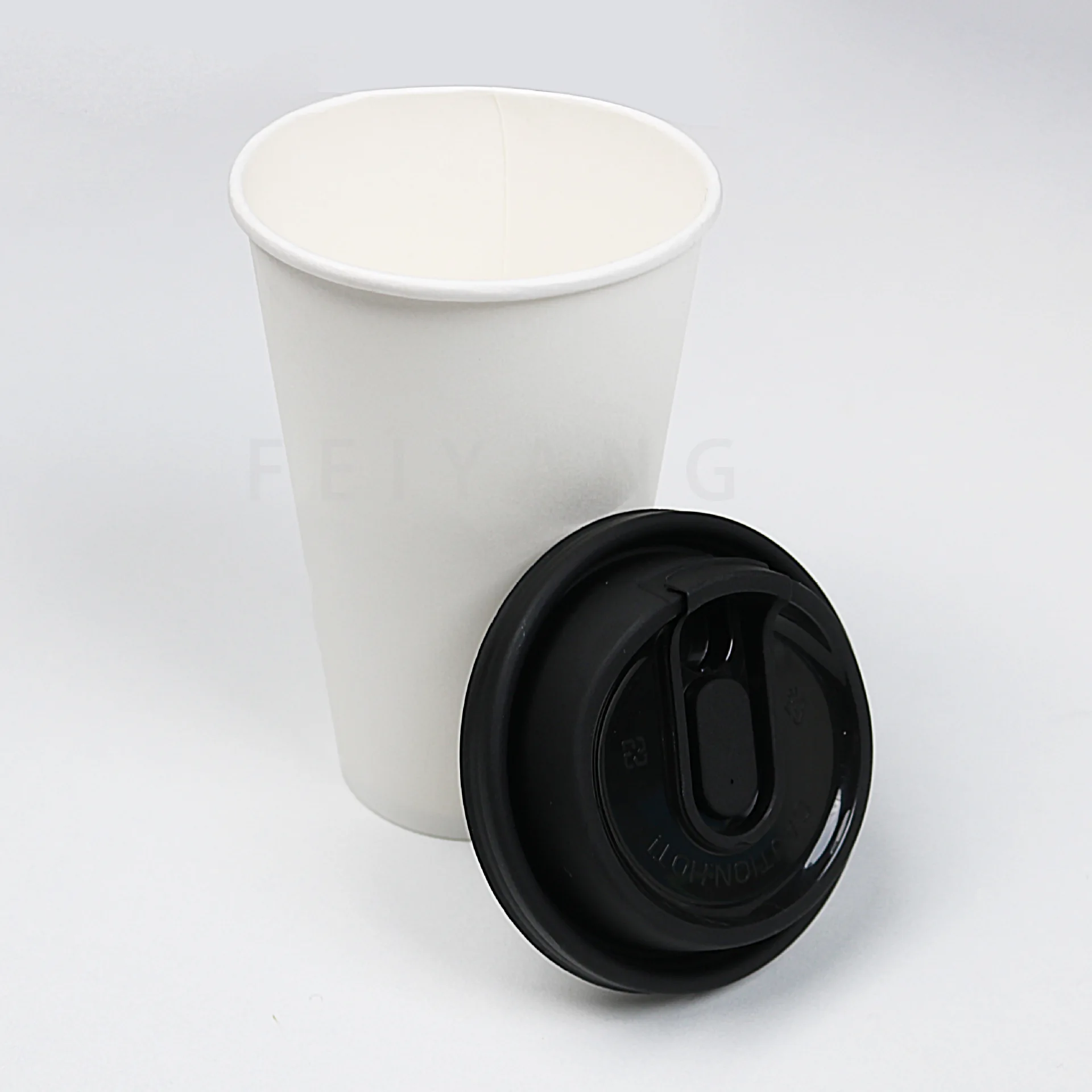 Paper Coffee Cup Lids PP leakproof cap Lids For Hot coffee beverages take out vent machine lids factory