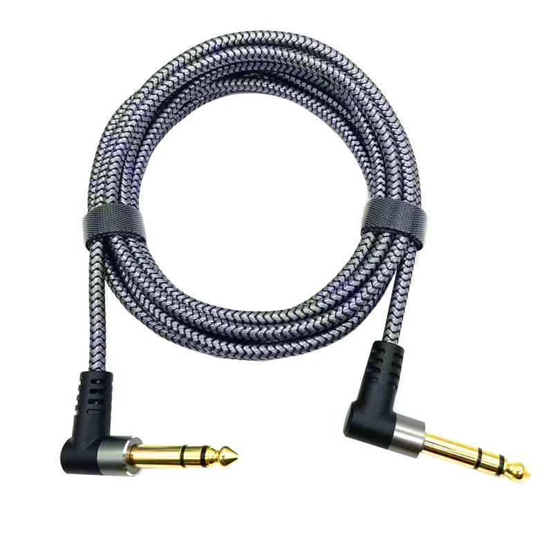 DISINO 1/4 Inch TRS Cable, Heavy Duty 6.35mm Male To Male Stereo Jack Balanced Audio Path Cord Interconnect Cable 3 3 Feet 1 Meter