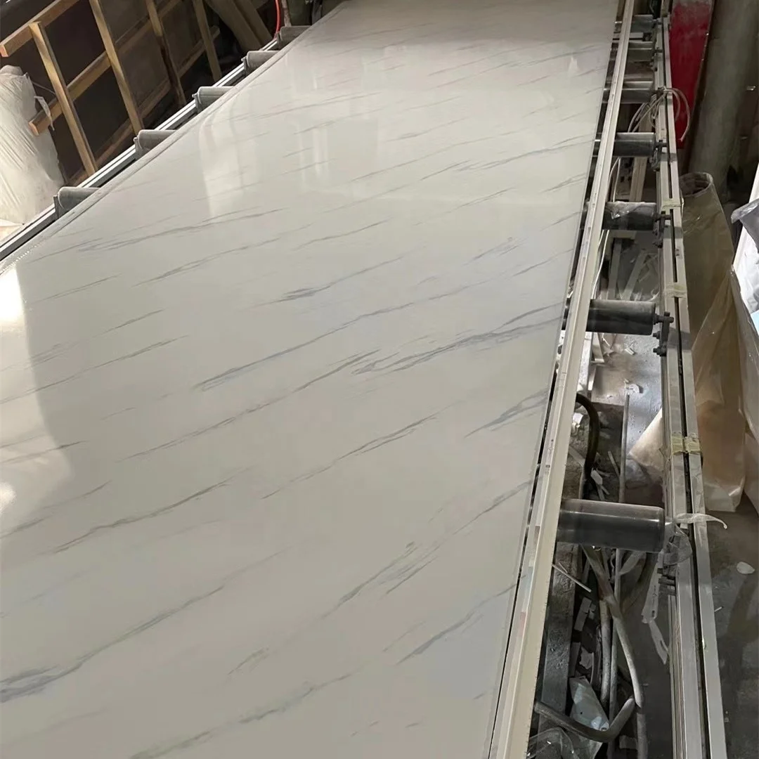 4X8 Ft Pvc Uv Marble Sheet Uv Wall Panel Marble Alternative 3Mm Pvc Uv Sheet Panel