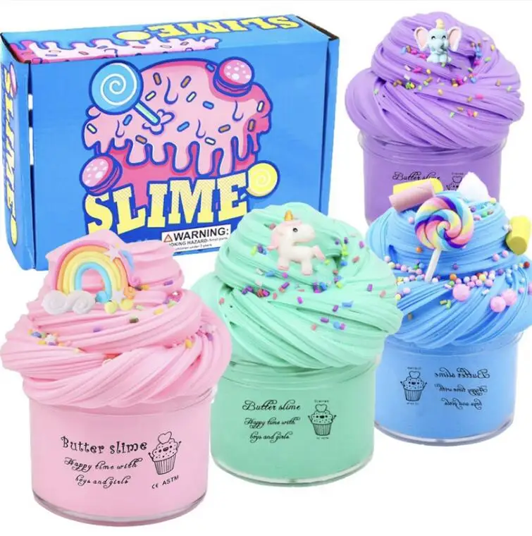 Hot Selling Butter Slime Kit Diy Cotton Soft Slime Air Dry Slime With ...