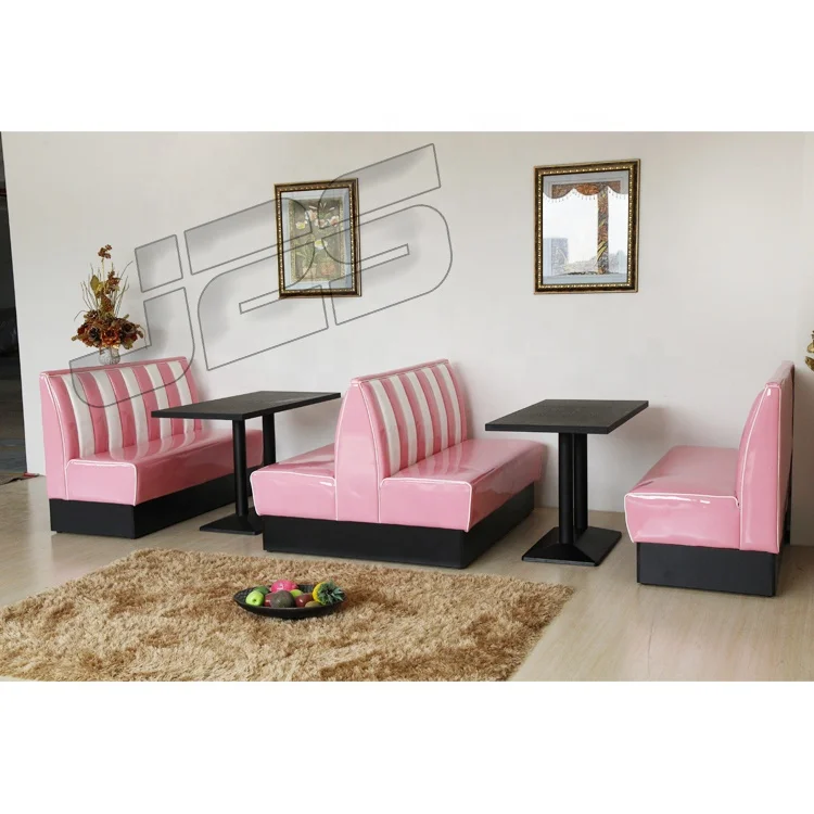 Table and Chair Combination Western Modern Restaurant Booth Seating Furniture