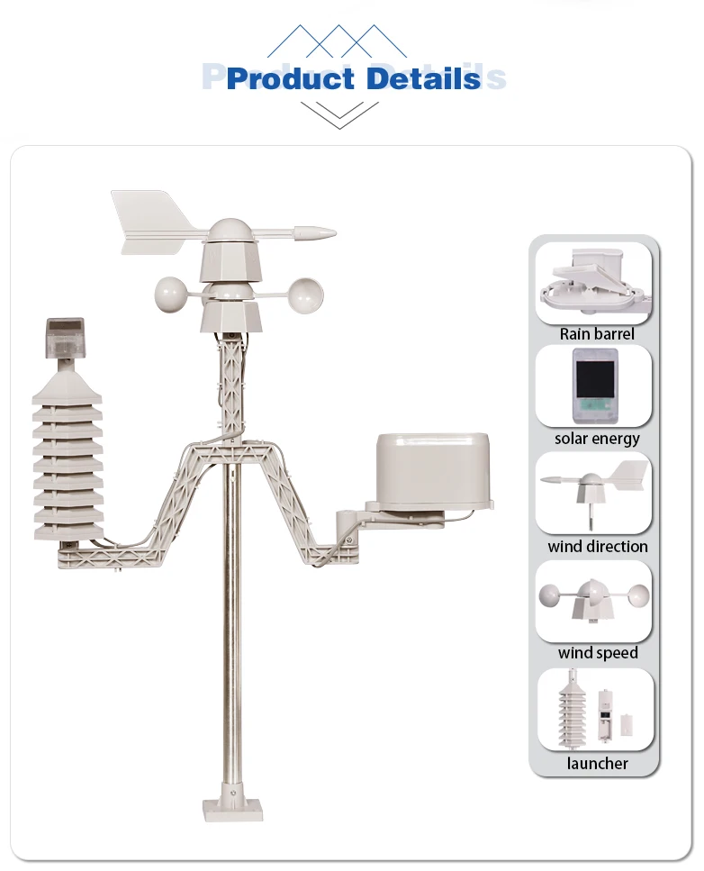 433MHz Wireless Weather Station Launcher Transmitter Thermometer Humidity  Sensor