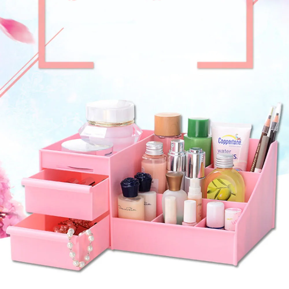 Cross Border Multifunctional Compartment Living Room Plastic Jewelry Dressing Drawer Household Storage Containers for Tools