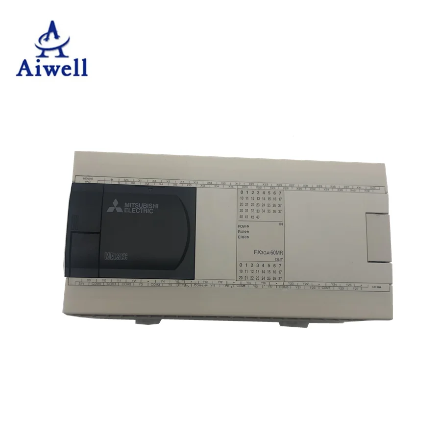 Controlador Lógico Programável Mitsubishi PLC FX3GA-60MR-CM Bom