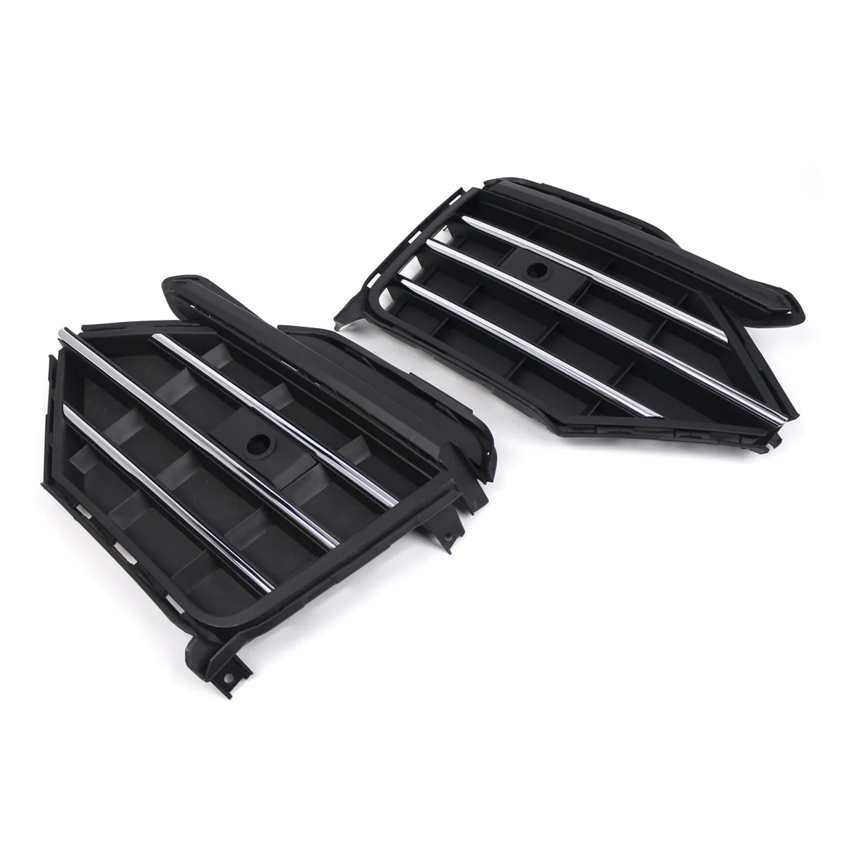 New Toua 18-21 Years New Condition ABS Lower Net Grille Modified Through Hole Fog Lamp Frame 760853661C&760853662C