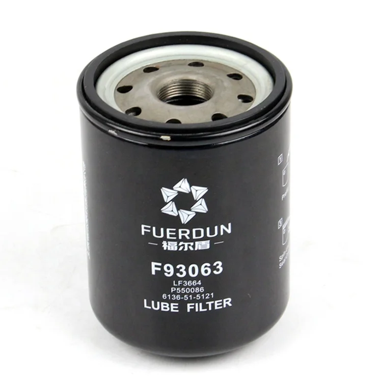 Kobelco & Komatsu Oil Filter Replacement - Lf3664, 108mm Od, Oem