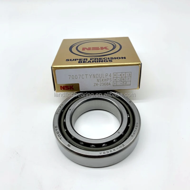 NEW NSK 7007CTRDULP4Y Abec-7 Super Precision Spindle Bearings.Matched Set of Two